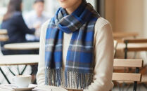 【神戸タータン】カシミヤマフラー