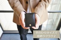 【チョコ】FOOTANブランド　本革小銭入れ・カードケース・コインケース