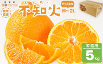 【産地直送】☆不知火☆家庭用☆約5kg