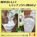 レモンチュウハイの素 25度 600ml×2本紀州の地酒　富士白