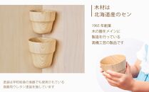 木製コップセット”Oyaco-p（オヤコップ）”　（旭川クラフト）_00446