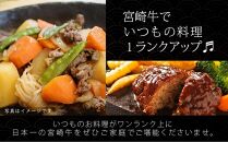 宮崎牛 こま肉＆ミンチセット 合計1kg