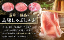 かつみの島豚いちばん焼肉＆しゃぶしゃぶバラエティセット1.5kg（250g×6パック）