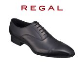 リーガル REGAL 革靴 紳士ビジネスシューズ ストレートチップ ブラック 10LR＜奥州市産モデル＞ 23.5cm