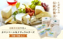 北軽井沢カマンベールチーズとナチュラルチーズ10個セット