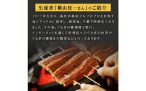 横山桂一さんのS級鰻　大15尾（2.25kg）