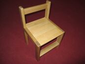 手作り木製園児椅子