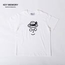 【0サイズ】【KEY MEMORY】Straw hat T-shirts WHITE