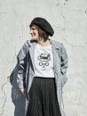 【0サイズ】【KEY MEMORY】Straw hat T-shirts WHITE