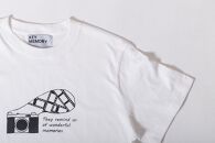 【0サイズ】【KEY MEMORY】Camera T-shirts WHITE