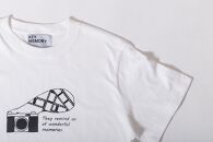 【1サイズ】【KEY MEMORY】Camera T-shirts WHITE