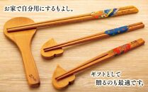 屋久杉で作られた夫婦箸、菜箸、箸置き、しゃもじ、銘々皿の5点セット【屋久島】