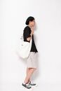 【KEY MEMORY】Hard shoulder Bag WHITE