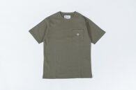 ＜1＞レディースMサイズ　Natural Label Pocket T-shirts　OLIVE