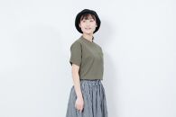 ＜1＞レディースMサイズ　Natural Label Pocket T-shirts　OLIVE