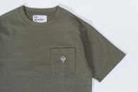 ＜1＞レディースMサイズ　Natural Label Pocket T-shirts　OLIVE