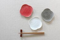 食卓を華やかに【小田陶器】結 -musubi- 小皿　3色セット【ポイント交換専用】