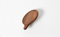 木製プレート&nbsp;ピザプレート&nbsp;バルーンカッティングボード【ウォールナット】