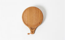 木製プレート&nbsp;ピザプレート&nbsp;バルーンカッティングボード【ブラウンオーク】