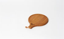 木製プレート&nbsp;ピザプレート&nbsp;バルーンカッティングボード【ブラウンオーク】