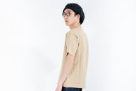 【KEY MEMORY】Natural Label Pocket T-shirts BEIGE〈1〉レディースMサイズ