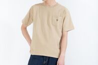 【KEY MEMORY】Natural Label Pocket T-shirts BEIGE〈2〉メンズMサイズ