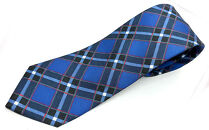 【神戸タータン】シルクプリントネクタイ