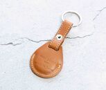 エアタグ用&nbsp;キーホルダー&nbsp;カバー&nbsp;レザー&nbsp;本革&nbsp;キーリング&nbsp;apple&nbsp;airtag&nbsp;【ライトブラウン】