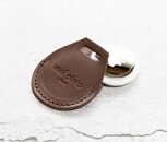 エアタグ用&nbsp;ケース&nbsp;カバー（フルカバーモデル）&nbsp;レザー&nbsp;本革&nbsp;apple&nbsp;airtag&nbsp;【ダークブラウン】