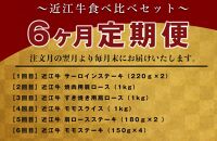 近江牛定期便【彩の会】全6回【ポイント交換専用】