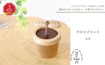 【旭川クラフト】木製アロマディフューザー　アロマプラント　カバ / ササキ工芸_00673