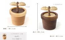 【旭川クラフト】木製アロマディフューザー　アロマプラント　カバ / ササキ工芸_00673