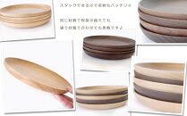 【旭川クラフト】木製ワンプレート　ホットケーキ皿　ビーチ / ササキ工芸_00681