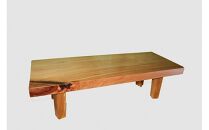 【54】座卓（テーブル）バッコヤナギ・一枚天板【厚さ約6.5cm】