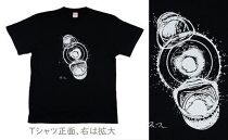 作家　滑川デザインTシャツ 「バブル」