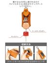 スマートキーバッグホルダー Sサイズ 栃木キャメル 【Ricky’s】 クリア窓付き 栃木レザー 本革 リッキーズ