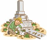 お墓の除草・掃除サービス（面積2平米まで）