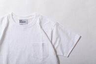 《2》メンズM　ポケットTシャツ　WHITE
