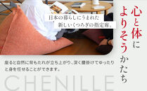 【大東寝具】～心と体によりそうかたち～ tetra シェニール（レギュラーサイズ）【ビーズクッション座椅子】（アネモネ）［ 京都 寝具 老舗 クッション 人気 おすすめ くつろぎ 寝ごこち お取り寄せ 通販 送料無料 ふるさと納税 ］