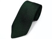 KUSKA Fresco Tie【グリーン】－世界でも稀な手織りネクタイ－