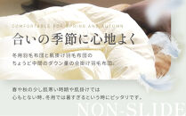 【大東寝具】～快眠のための最高級羽毛布団～ ≪春秋用≫大東寝具オリジナルプレミアム 合掛け羽毛布団 オズゴ ポーランド産 ホワイトグースダウン95％ （コウダ種）（ダブル）［ 京都 寝具 老舗 布団 人気 おすすめ 快眠 寝ごこち 睡眠 健康 羽毛 グース ダウン 最高級 プレミアム お取り寄せ 通販 送料無料 ふるさと納税 ］