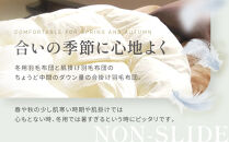 【大東寝具】～快眠のための最高級羽毛布団～ ≪春秋用≫大東寝具オリジナルプレミアム 合掛け羽毛布団 オズゴ ポーランド産 ホワイトグースダウン95％ （コウダ種）（クイーン）［ 京都 寝具 老舗 布団 人気 おすすめ 快眠 寝ごこち 睡眠 健康 羽毛 グース ダウン 最高級 プレミアム お取り寄せ 通販 送料無料 ふるさと納税 ］