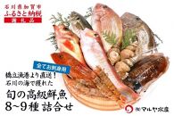 石川県・加賀市 旬の鮮魚 ( 刺身用/下処理済 ) 詰合せ 8～9種