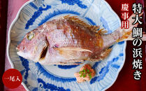 慶事用&nbsp;特大&nbsp;鯛の浜焼き&nbsp;一尾入【たい&nbsp;天然&nbsp;真鯛&nbsp;魚&nbsp;魚介&nbsp;ギフト&nbsp;お食い初め&nbsp;郷土料理&nbsp;尾道】
