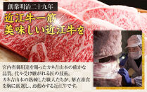 【カネ吉山本】近江牛　A4等級以上　すき焼き用　[リブロース]　（500ｇ）