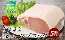 宮崎県産豚ロースブロック　5kg越え