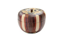 ≪箱根寄木細工≫りんごφ７０&nbsp;|&nbsp;工芸品&nbsp;装飾品&nbsp;民芸品&nbsp;木工品&nbsp;寄木細工&nbsp;クラフト&nbsp;木製&nbsp;りんご&nbsp;林檎&nbsp;デザイン&nbsp;手作り&nbsp;人気&nbsp;おすすめ&nbsp;伝統&nbsp;ギフト&nbsp;日本製&nbsp;観光&nbsp;お土産&nbsp;送料無料&nbsp;神奈川&nbsp;箱根