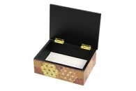寄木小物入れ　亀甲 | 工芸品 装飾品 民芸品 木工品 寄木細工 クラフト 木製 オリジナル デザイン 手作り 箱 木箱 秘密箱 人気 おすすめ 伝統 ギフト 日本製 観光 お土産 送料無料 神奈川 箱根
