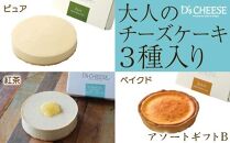 【大人のチーズケーキ】３種のチーズケーキアソートギフトB（ピュアレギュラー・ベイクドミニ・紅茶）