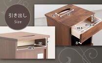 シュシュ2&nbsp;BR&nbsp;35L&nbsp;ナイトテーブル&nbsp;サイドテーブル&nbsp;ブラウン&nbsp;|&nbsp;新生活にもおすすめ！&nbsp;キャスター付&nbsp;ナイトテーブル&nbsp;サイドテーブル&nbsp;家具&nbsp;インテリア&nbsp;テーブル&nbsp;収納&nbsp;棚&nbsp;ラック&nbsp;スリム&nbsp;一人暮らし&nbsp;小さい&nbsp;天然木&nbsp;木製&nbsp;木目&nbsp;ベッド&nbsp;枕元&nbsp;リビング&nbsp;おしゃれ&nbsp;北欧&nbsp;高さ47cm&nbsp;幅35cm&nbsp;奥行35cm&nbsp;日本製&nbsp;国産&nbsp;大川家具&nbsp;ふるさと納税